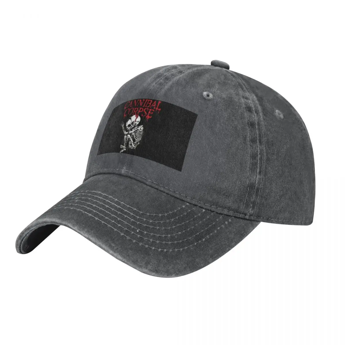 Cannibal Corpse Metal Skateboard 2 Baseball Caps Fashion Denim Hats Outdoor Sports Baseball Cowboy Hat for Unisex