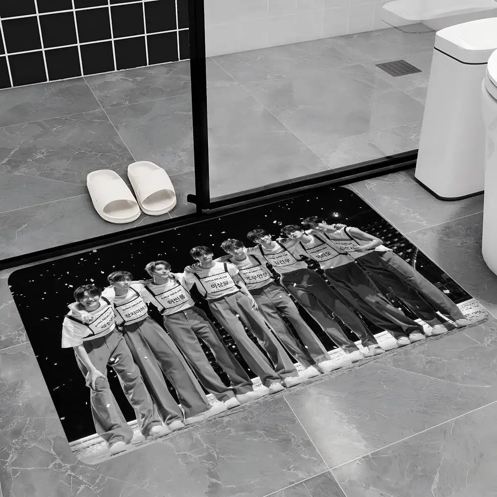 Kpop Group A-Alpha D-Drive O-One Entrance Door Mat Nordic Style Home Doormat Bathroom-Toilet Mats Bedroom Hotel Decor Mat