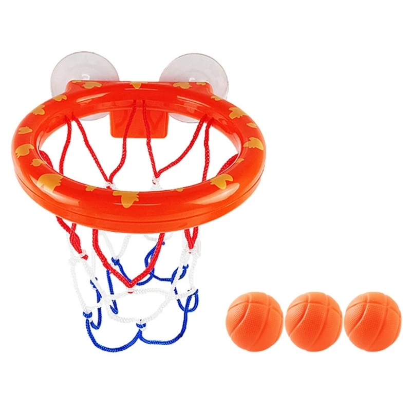 

Toddler Boy Water Toy Bathroom Bathtub Basketball Hoop with 3 Balls