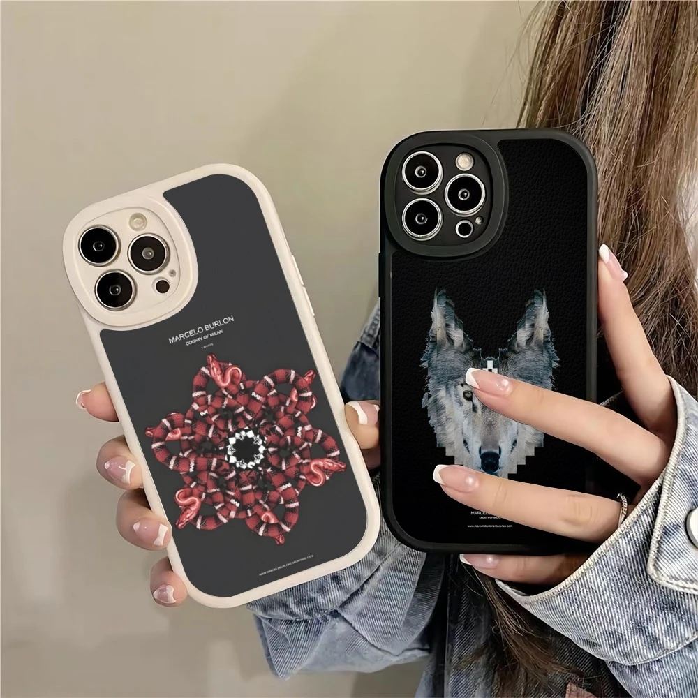 Модный женский чехол для телефона IPhone 15 14 13 11 12 Pro Max Mini X XR XS 8 Plus, лидер продаж 2024, креативный метод, шкура ягненка