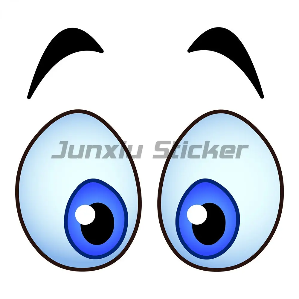 

Creative PVC High-quality Eye Decal Car Sticker Graphical Eyes Cartoon Fun Eyeballs Car Sticker