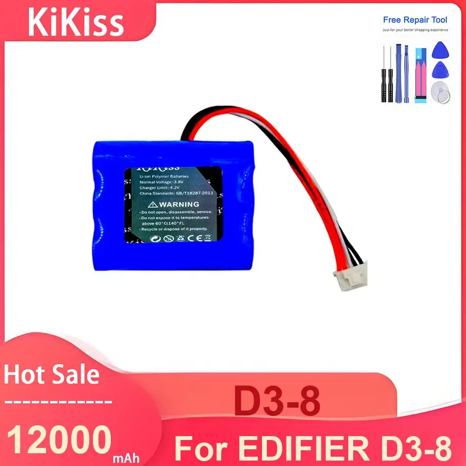 

KiKiss Speaker Battery For EDIFIER D3-8 ,D3-8 12000mAh Batteries