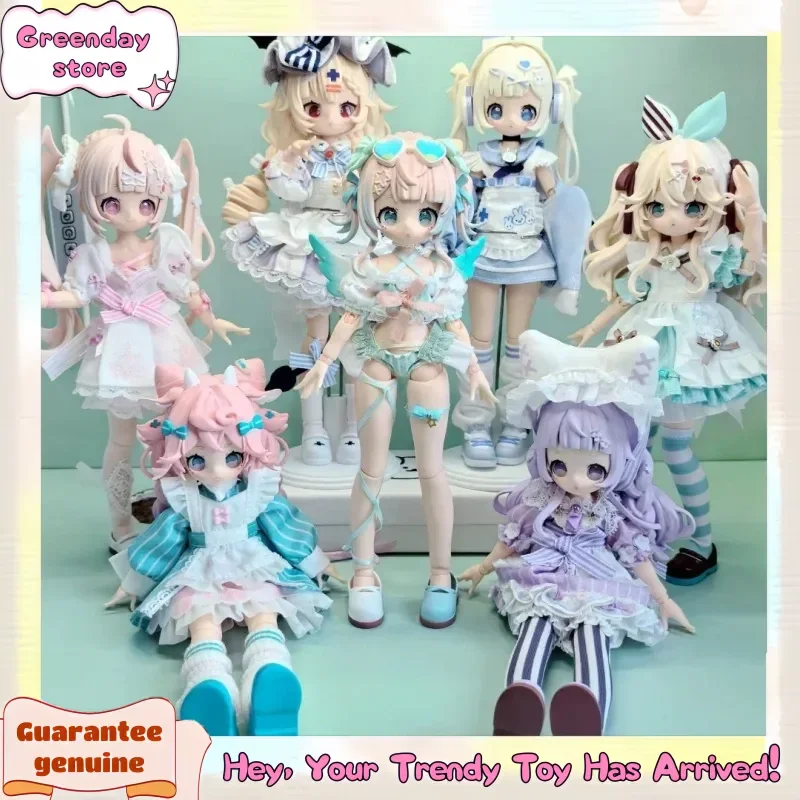 New Onemore Sugary Girls Bjd Blind Box Genuine Mobile Doll 8 Points Mjd Doll Handmade Mystery Box Ornament Girl Surprise Gifts