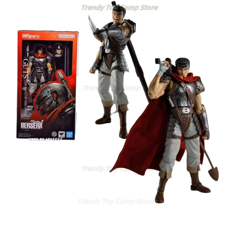 【Na Stanie】Oryginalny Zestaw Modelarski Bandai SHF Legend of The Sword Wind GUTS Figurka Akcji Model Zabawki Prezent dla Chłopca Kolekcjonerskie