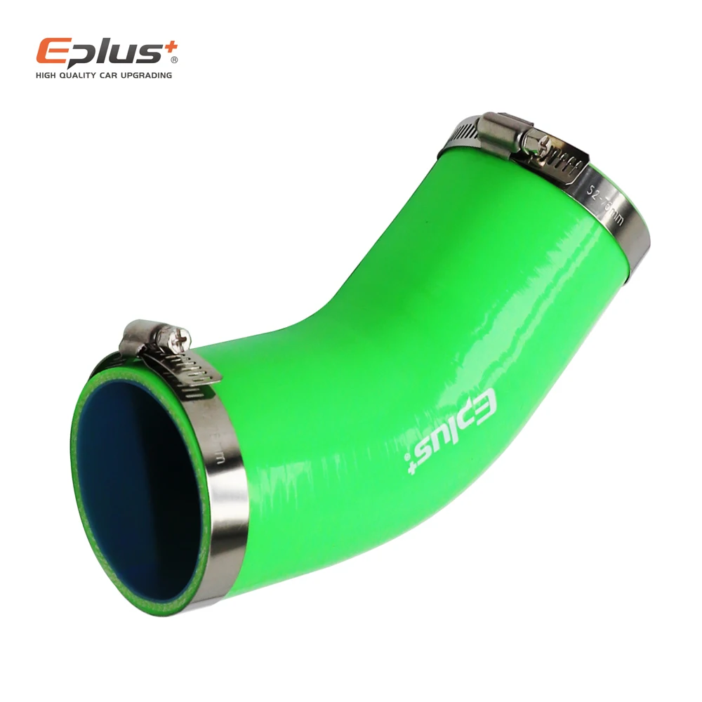 EPLUS العالمي أنابيب السيليكون خرطوم 45 درجة موصل سيارة المبرد توربو كمية الأنابيب المقرنة الأخضر متعدد الحجم #5