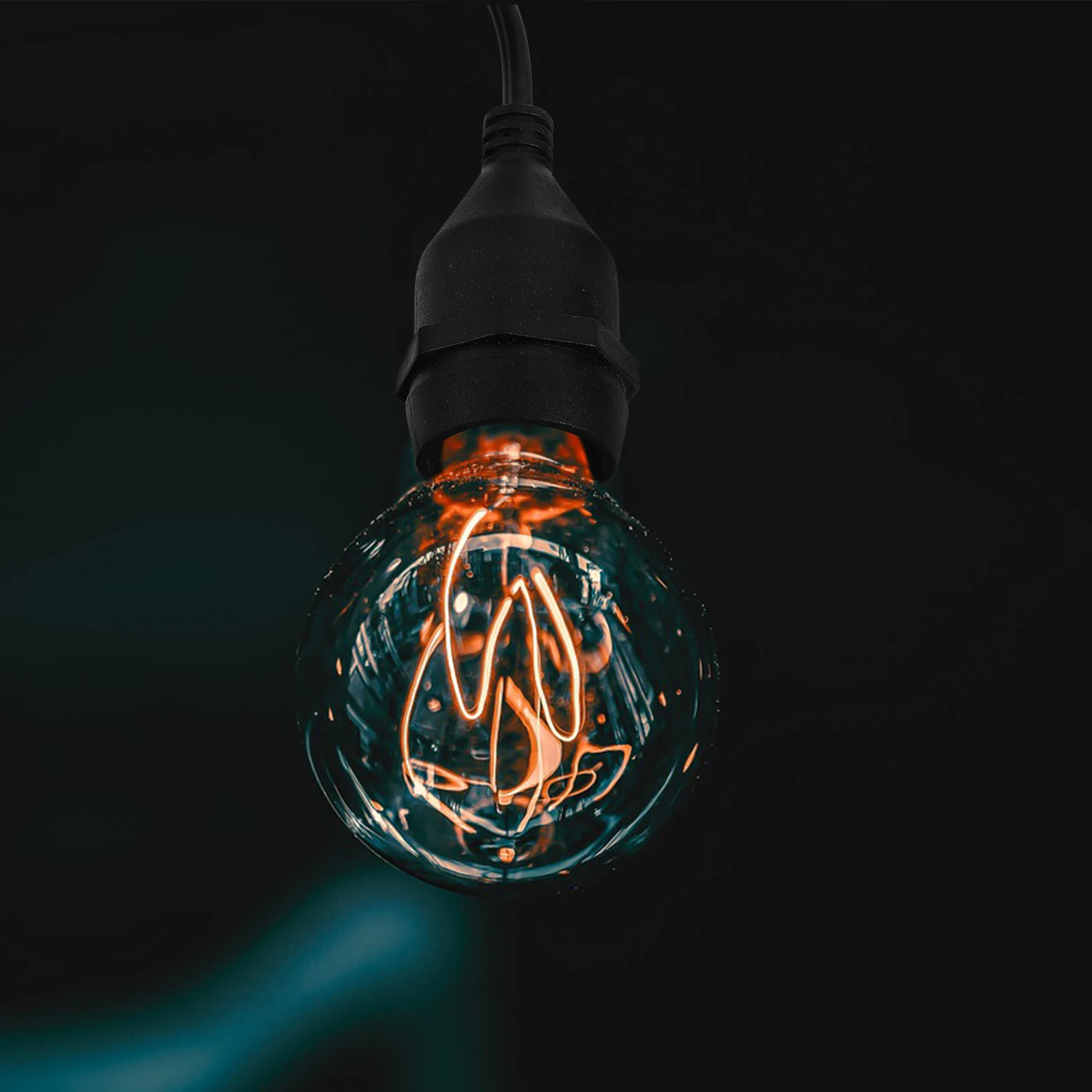 

5pcs Waterproof Lamp Socket E27 Rubber Base Hanging Light Holder For Kitchen Living Room Office Outdoor Led Bulb Use