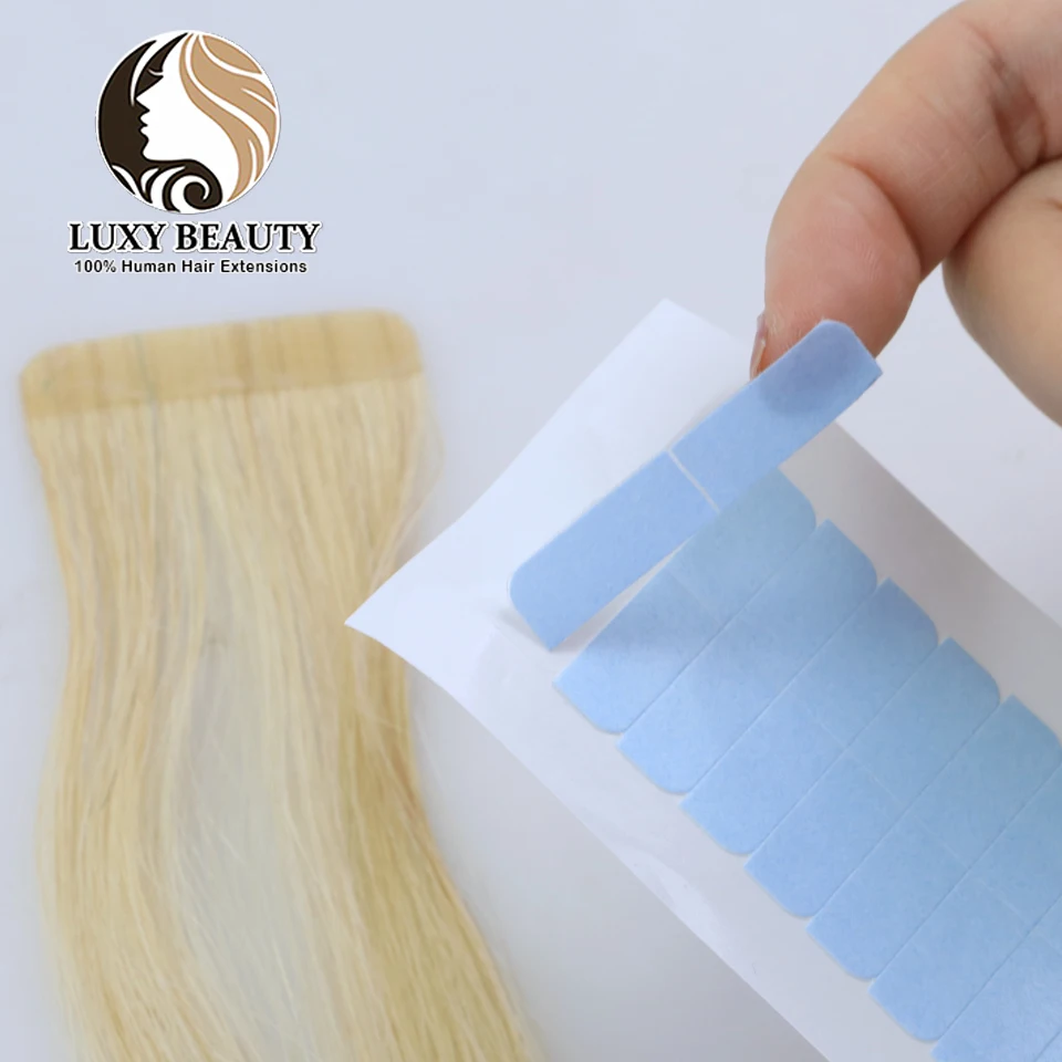 Tape in Hair Extensions Replacement Tape 10 Sheets 0.8cm Double Sided Adhesive Tape