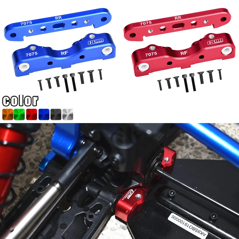 

GPM Metal Rear Lower Suspension Arm Mount ARA330555 + ARA330588 + ARA330557 for ARRMA 1/5 KRATON OUTCAST EXB AVC V2 8S RC Car