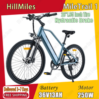 HILLMILES MileTrail 1 E-bike 36 V16AH Lithium Battery 250W Motor Hydraulic Brake Electric Bicycle 26*1.95 Inch Tire Electric Bike
