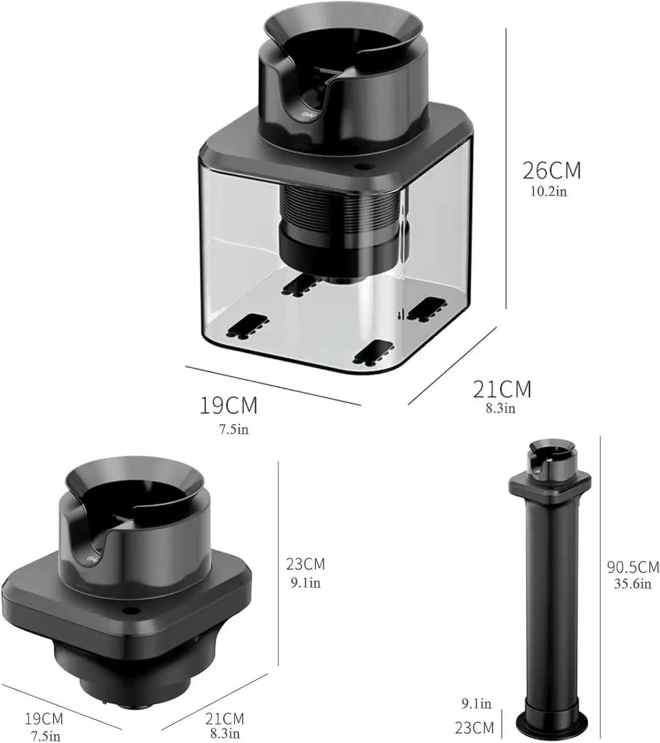 ماكينة تنظيف مطحون القهوة الأوتوماتيكية ماكينة تنظيف فلتر القهوة - صندوق طحن ملحقات ماكينة إسبريسو قهوة اسبريسو