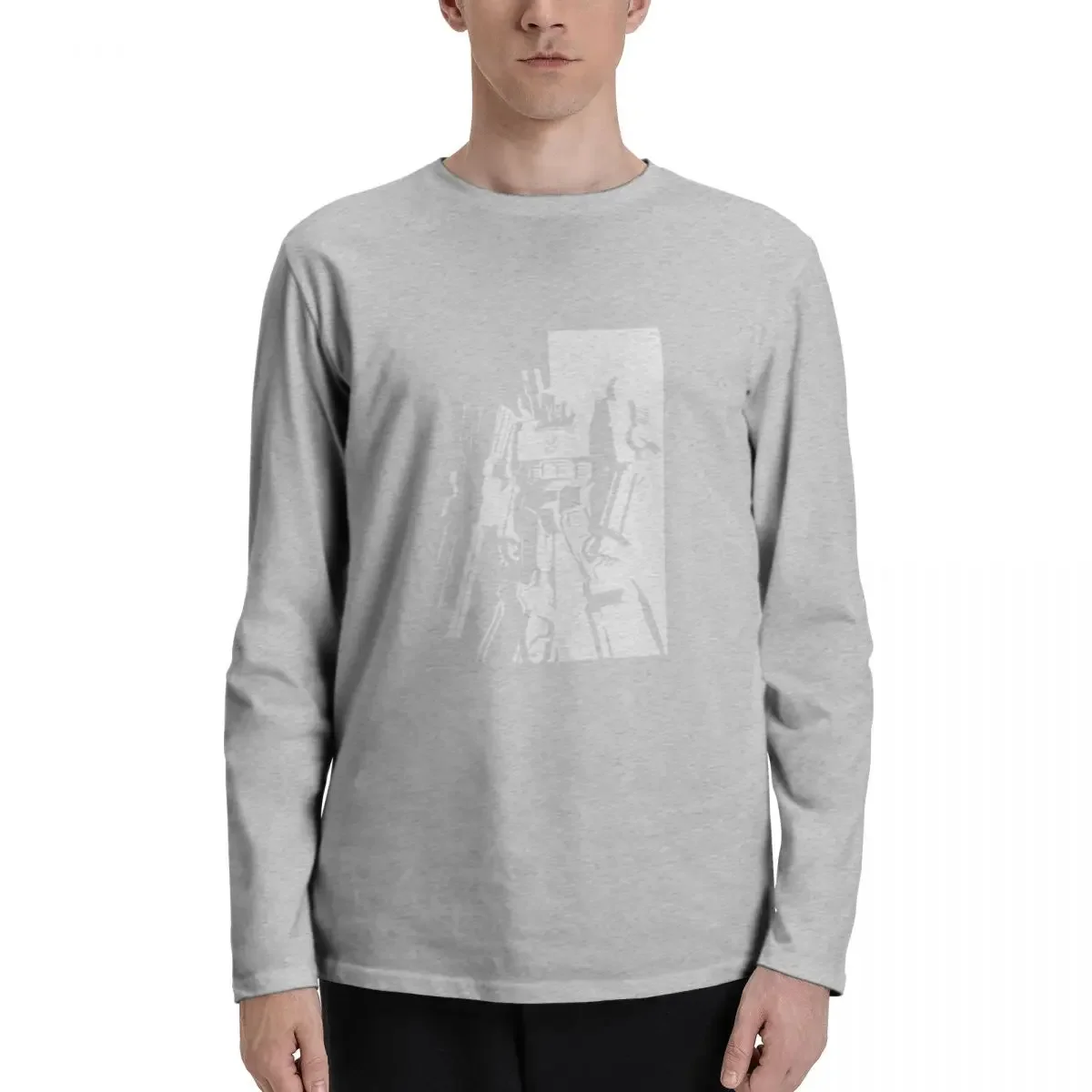 Robot Villain Megatron Scarface Old Skool Long Sleeve T-Shirts T-shirt Tee Gift Daily Natural Streetwear