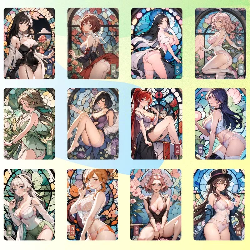 Limited sale New style Sexy naked card ACG Goddess story,naked,big boobs Girl bath cards,Bikini Big ass Wife card collection