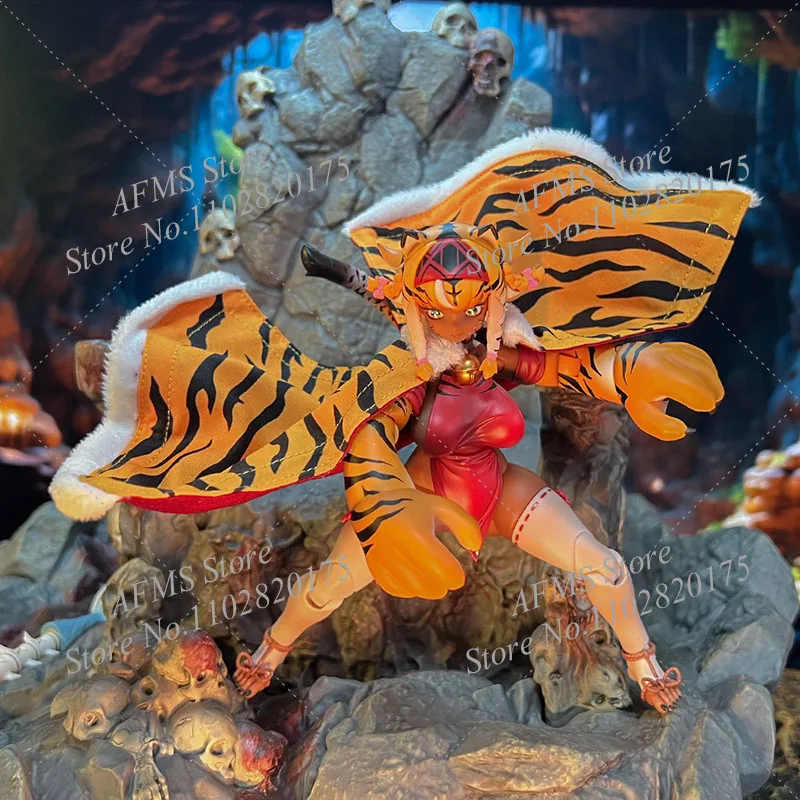 Snail Shell 1/12 Scale Mobile Suit Girl Tiger Girl Galu Fur Collar Cloak Clothes Accessory Fit 6Inch Action Figure Soldier Body view 3