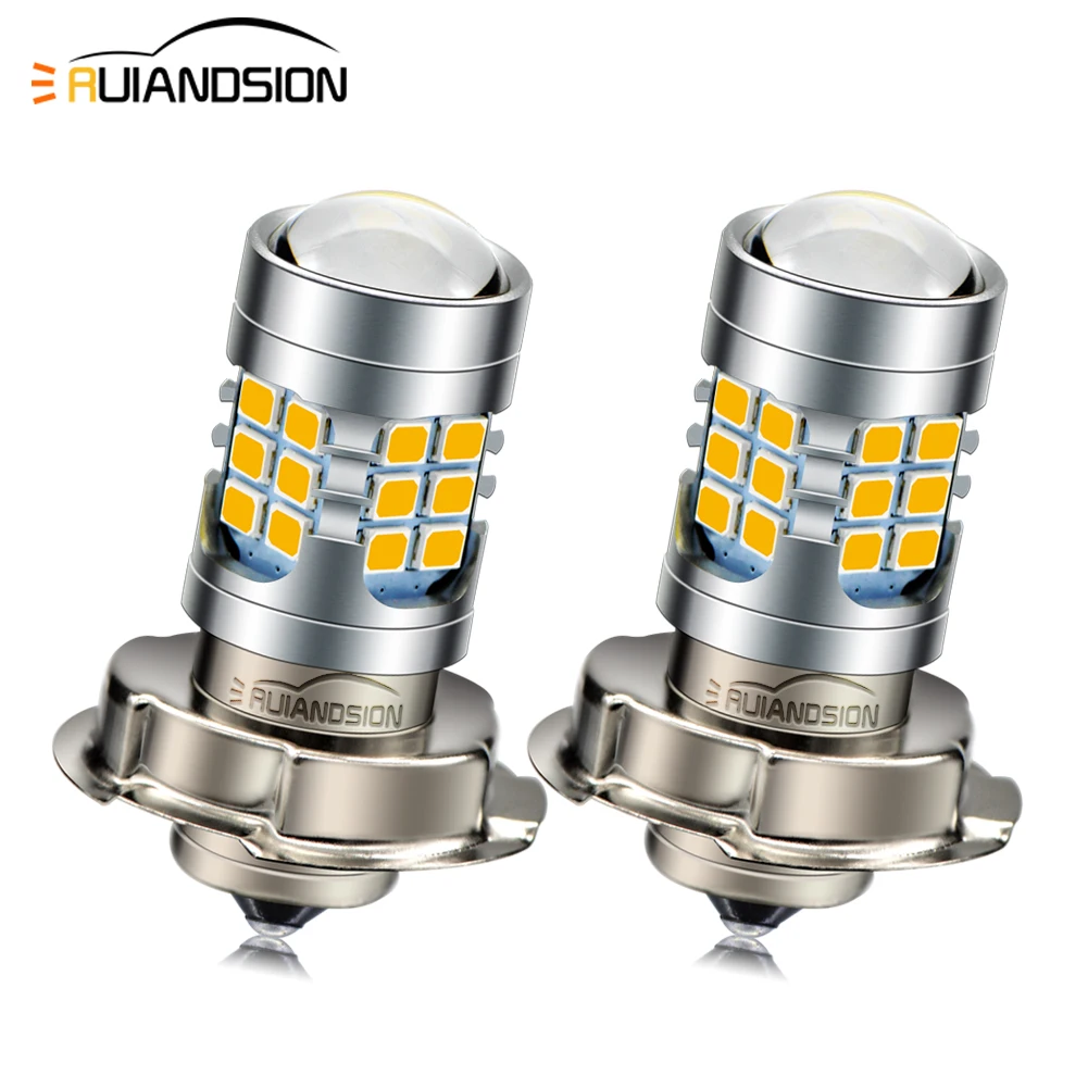 

P26s 6v 9~30v 6000k Moto Bulb Motorcycle LED Super Bright 2835 SMD Rapid Heat Dissipation Headlight Motorbike Fog Light