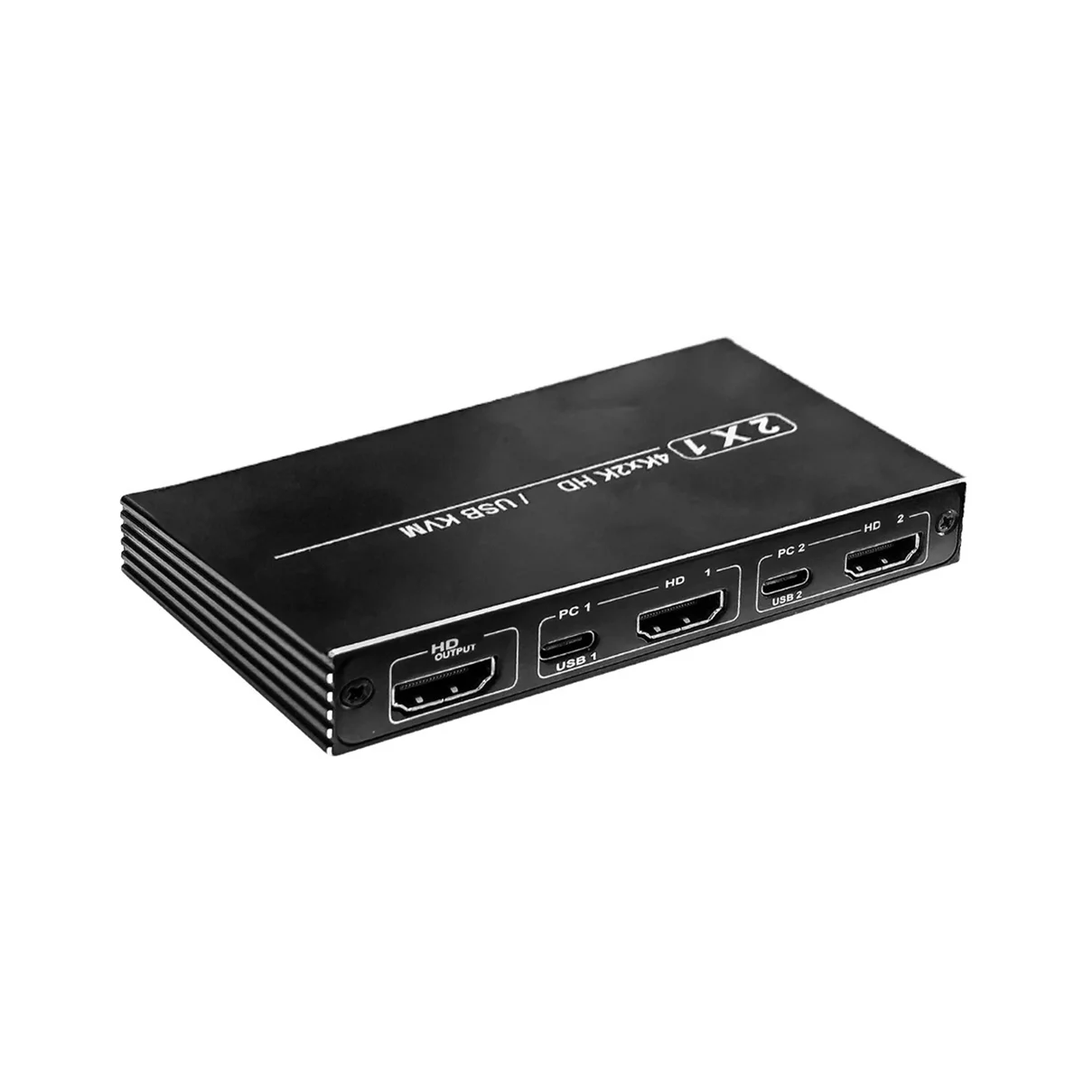 

4K 2 in 1 Out Fast Video Switcher 1 PC Fast Switching 2 Monitors for Computer Tv Projector Fast Connection Switching