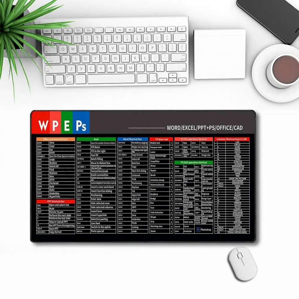 

Mouse Pad Gaming Mouse Pad Durable Extra Keyboard Mat with Non-slip Design for Gaming Office Use Easy to Clean Desk for Gamers