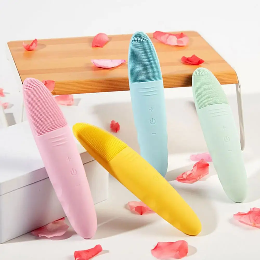 Spazzola per la cura Spazzola elettrica per la pulizia del viso Detergente per il viso Pulizia profonda dei pori Massaggiatore per la pelle Pulizia del viso Strumenti per la cura della pelle