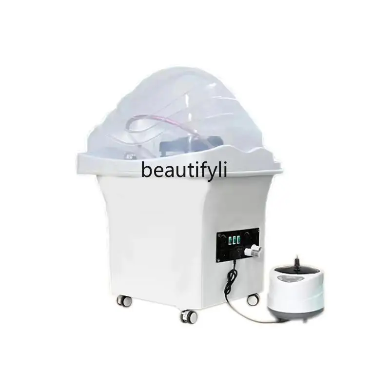 

Mobile Shampoo Basin Water-Free Constant Temperature Fumigation Spa Water Circulation Shampoo Chair Beauty Salon Barber Shop