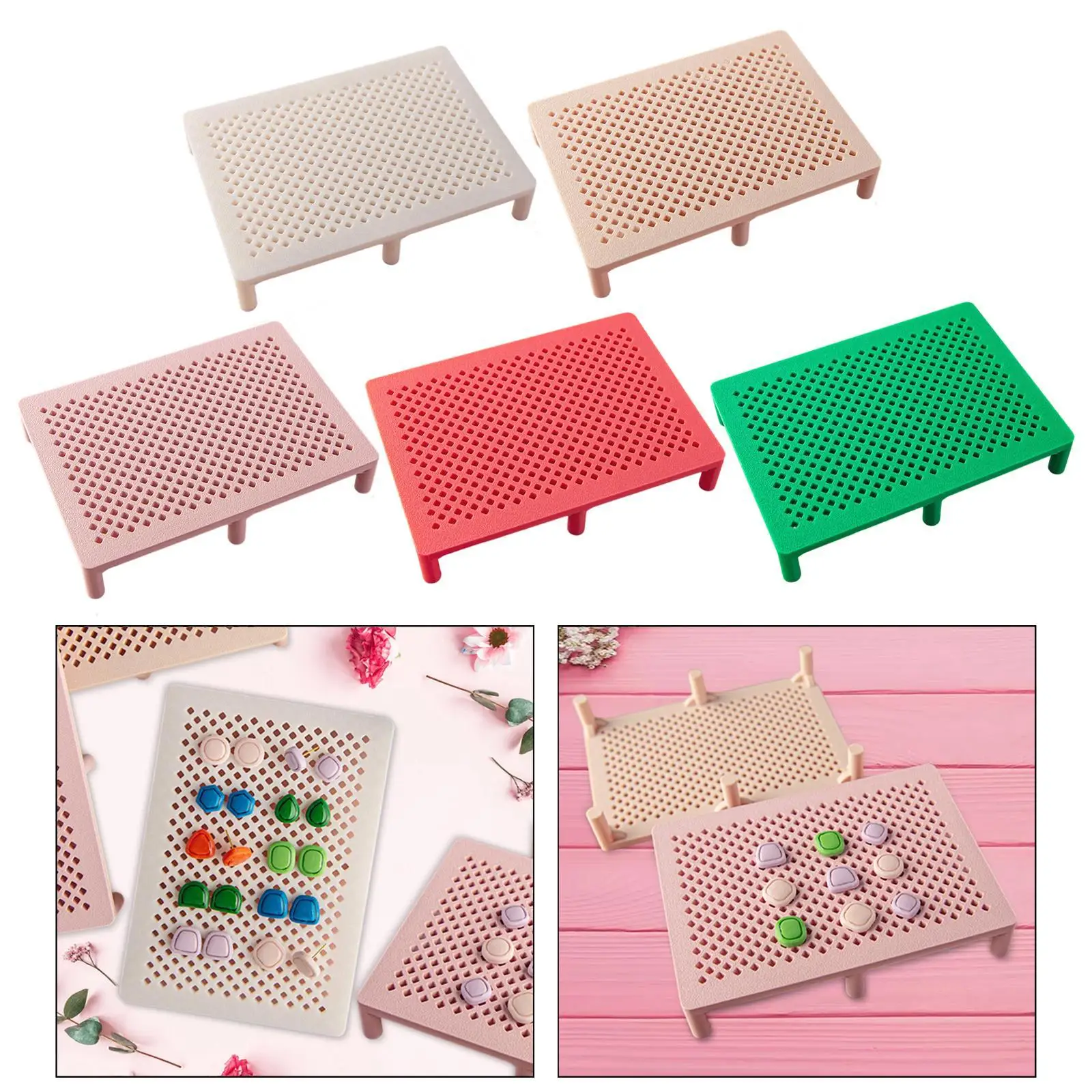 حامل القرط الأقراط رف الطين أداة القرط حامل صياغة المعونة أداة مستقرة لصنع المجوهرات طلاء الراتنج #3