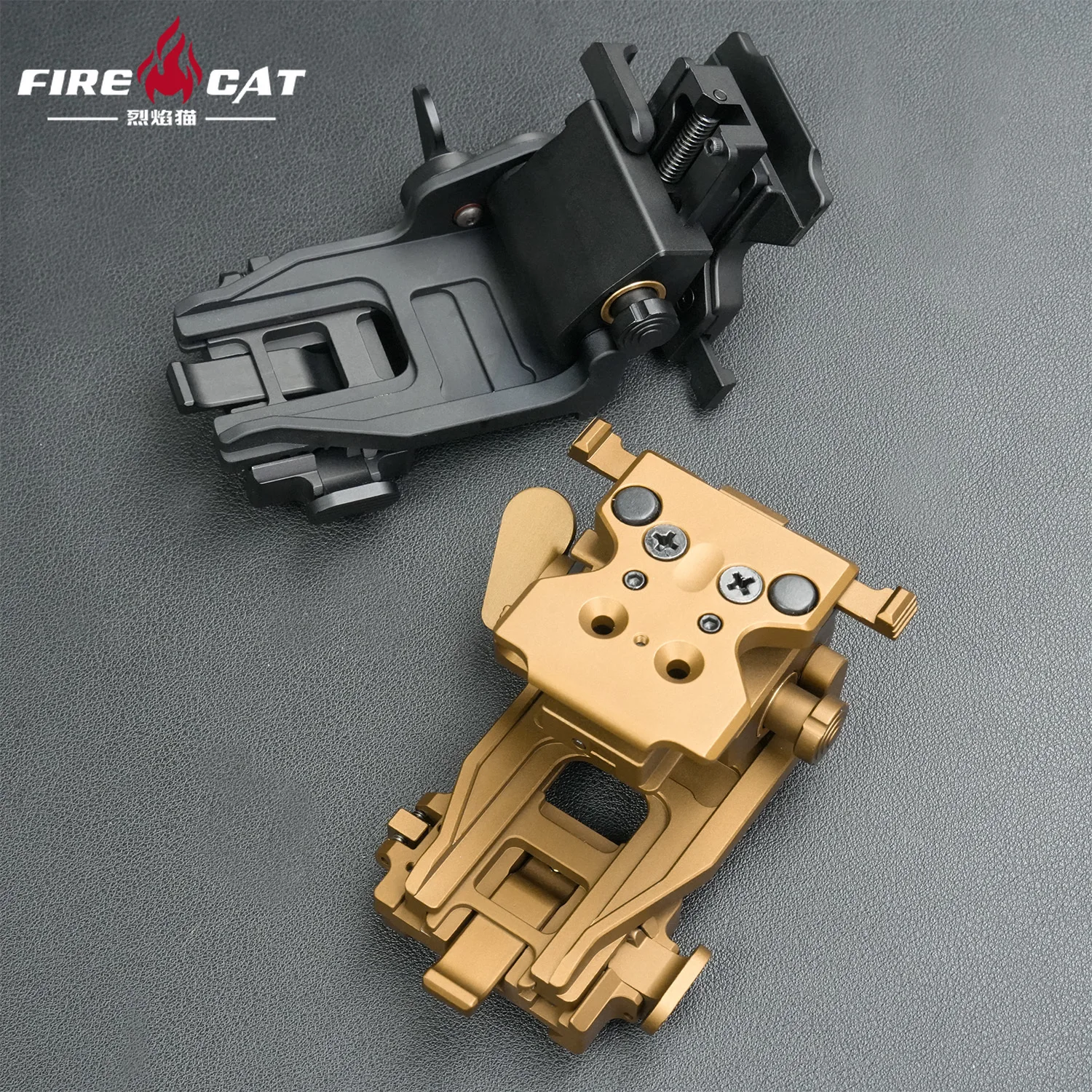 

Тактическое металлическое крепление для шлема NVG с откидной регулируемой базой типа Dovetail и J-образным кронштейном для установки PVS-14