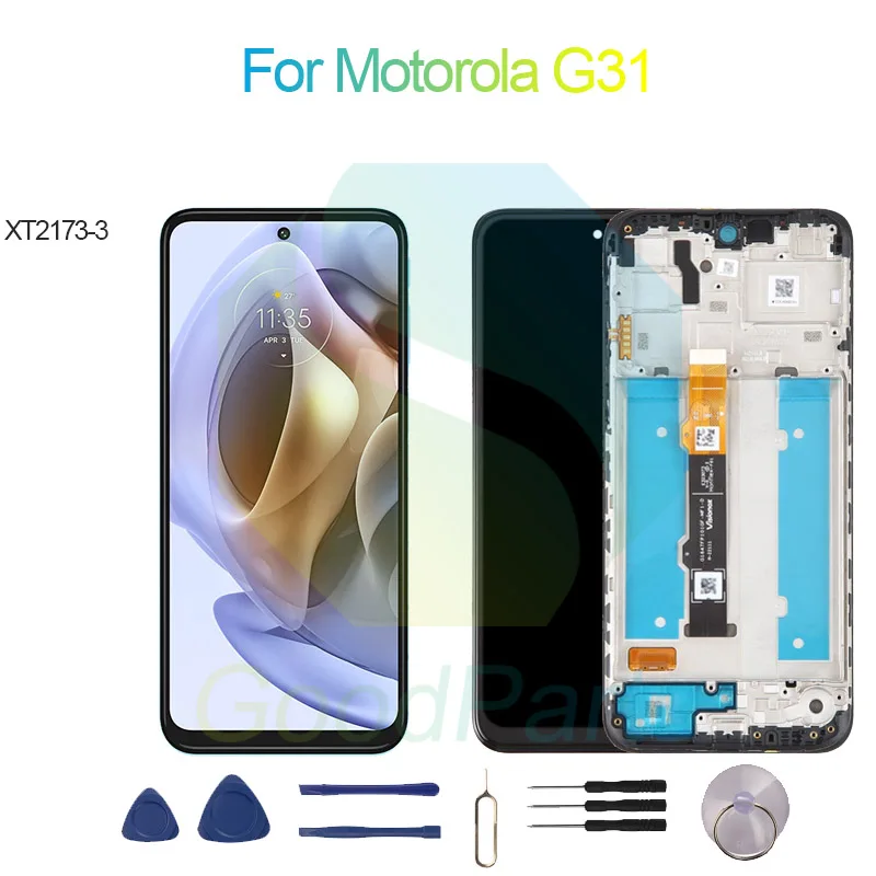 For Motorola G31 Screen Display Replacement 2400*1080 XT2173-3 G31 LCD Touch Digitizer