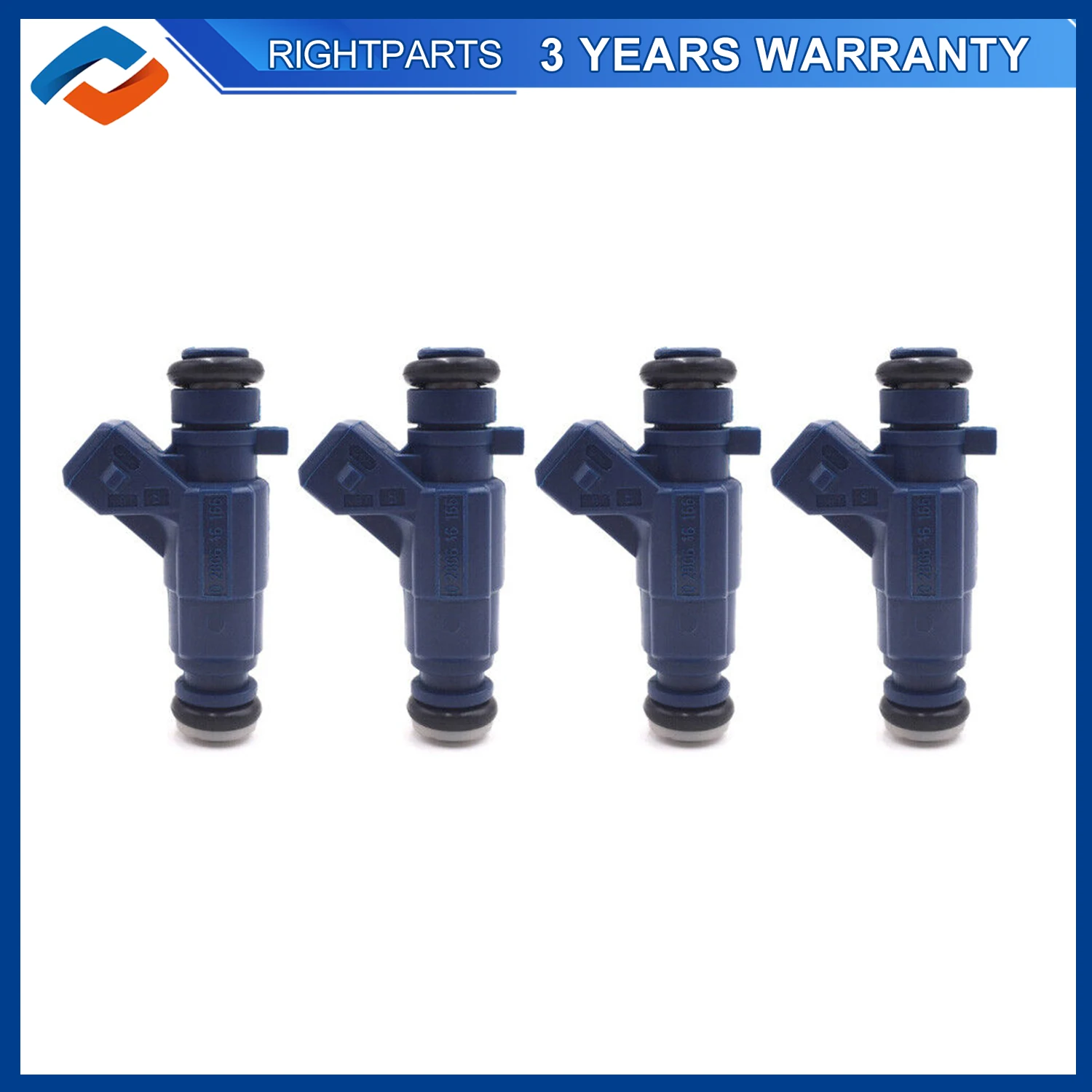 

4PCS 0280156166 Fuel Injectors For Mitsubishi Carisma Colt V Lancer VI Mirage Space Star 1.3L BYD F3 Zotye 5008