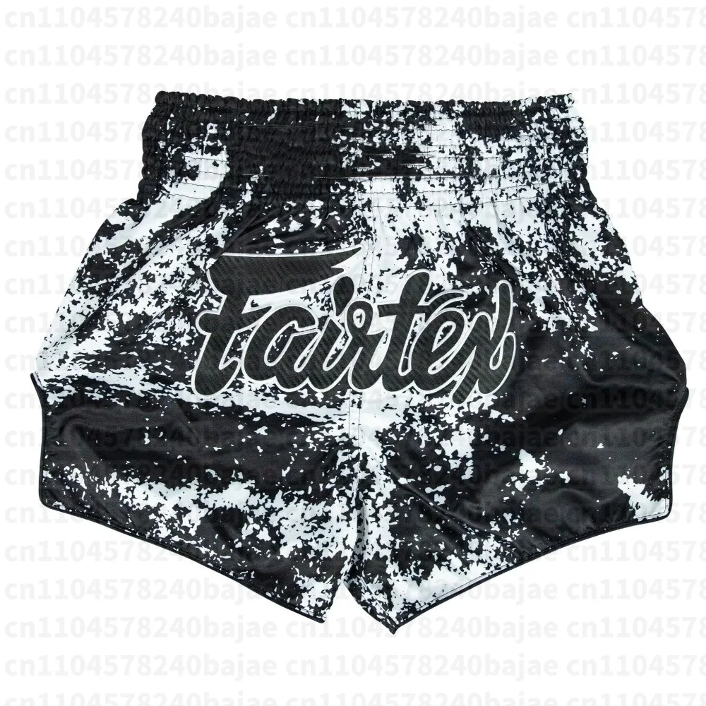 Neue Muay Thai Shorts Quantum Herren Kinder Oversize Atmungsaktive Schnelltrocknende Achteckige Käfig-Trainingsshorts – Detail 4