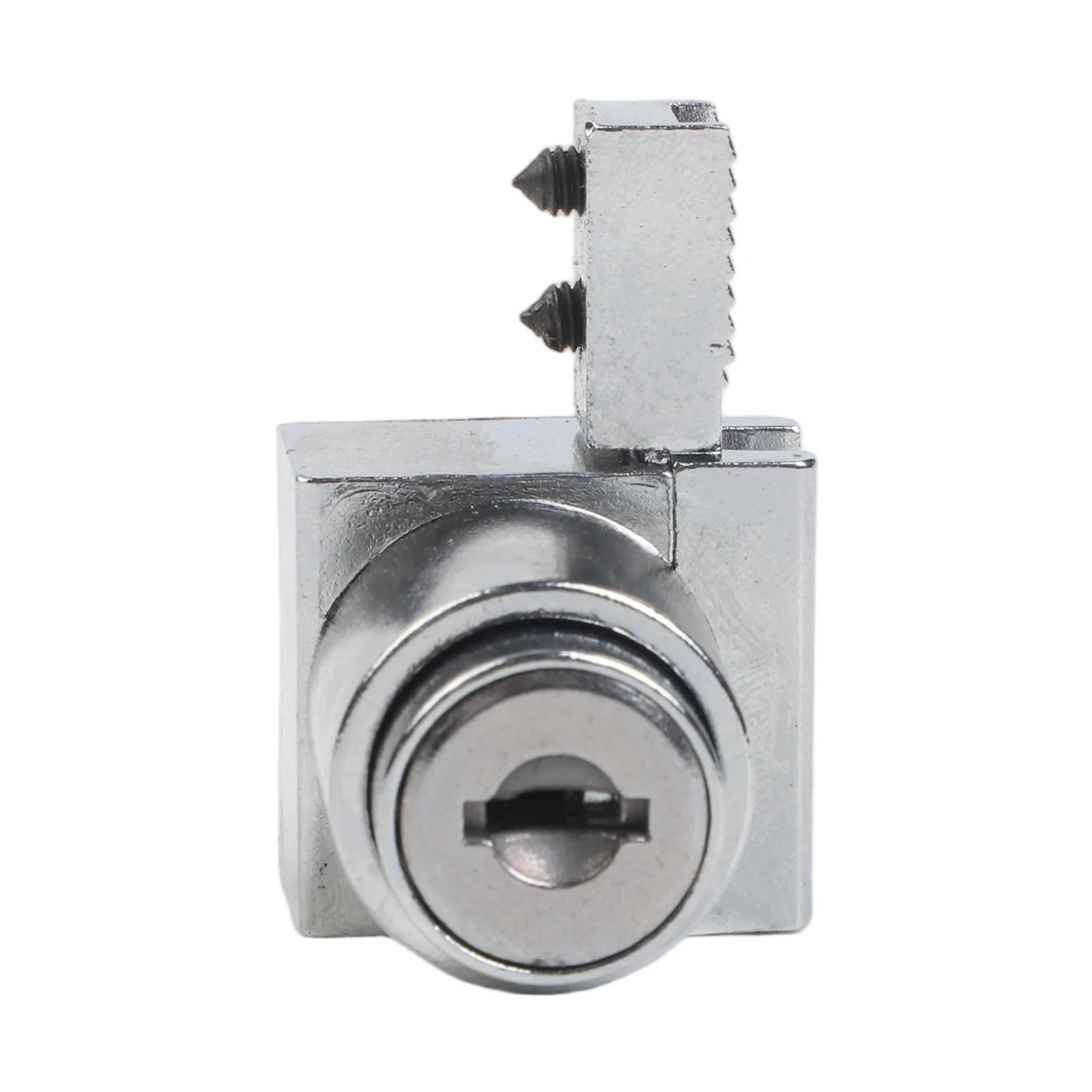 Anti rust Improvement Keys Sliding Silver Zinc Alloy Door Lock Accessories Home Replacement Cabinet Glass Display