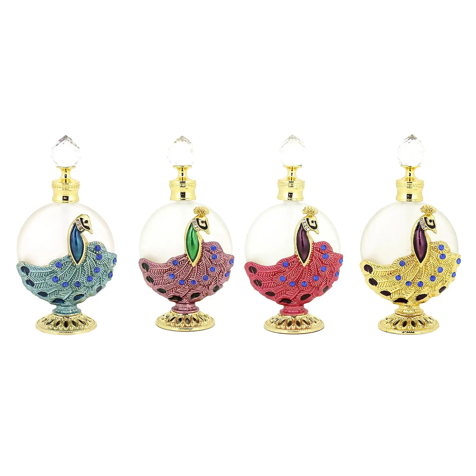 ขวดน้ำหอมเปล่าเติมได้แบบพกพาแก้ว30มล. กันรั่วใช้ง่าย