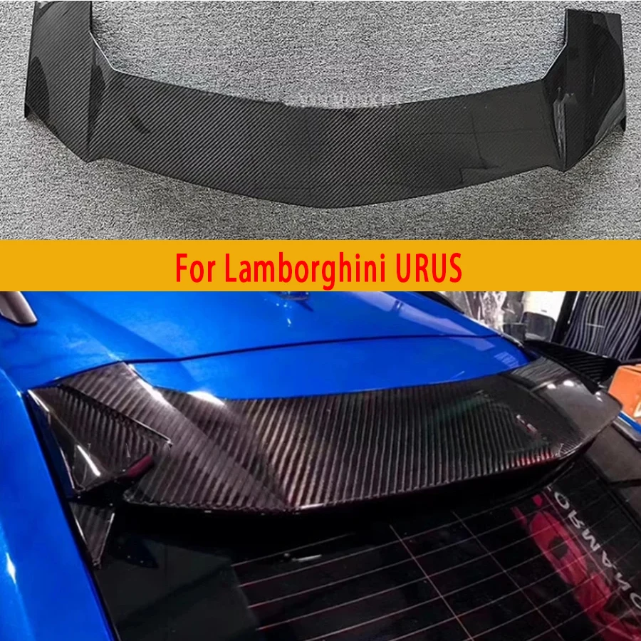 For Lamborghini URUS carbon fiber spoiler Tail fins automotive top wing middle wing pressure tail wing Car Accessories body kit