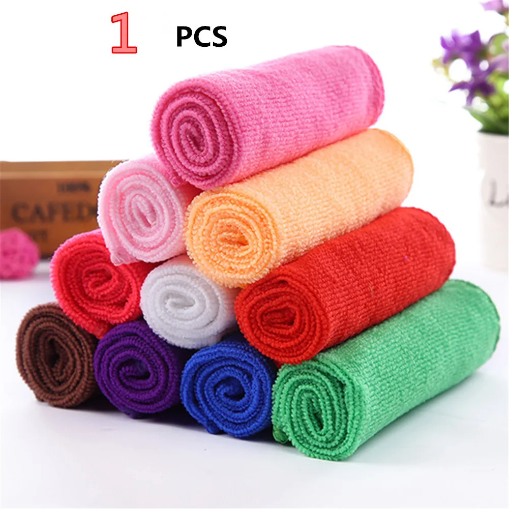 

1 PC Soft Comfortable Hand Towels Super Absorbent Quick Drying Square Towel Bathroom Kitchen Accessories (25 X 25cm)