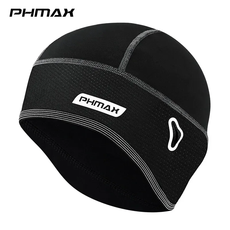 PHMAX Winte gorra de ciclismo para hombre y mujer, gorro térmico a prueba de viento con forro para casco de esquí, correr, esquiar y motocicleta
