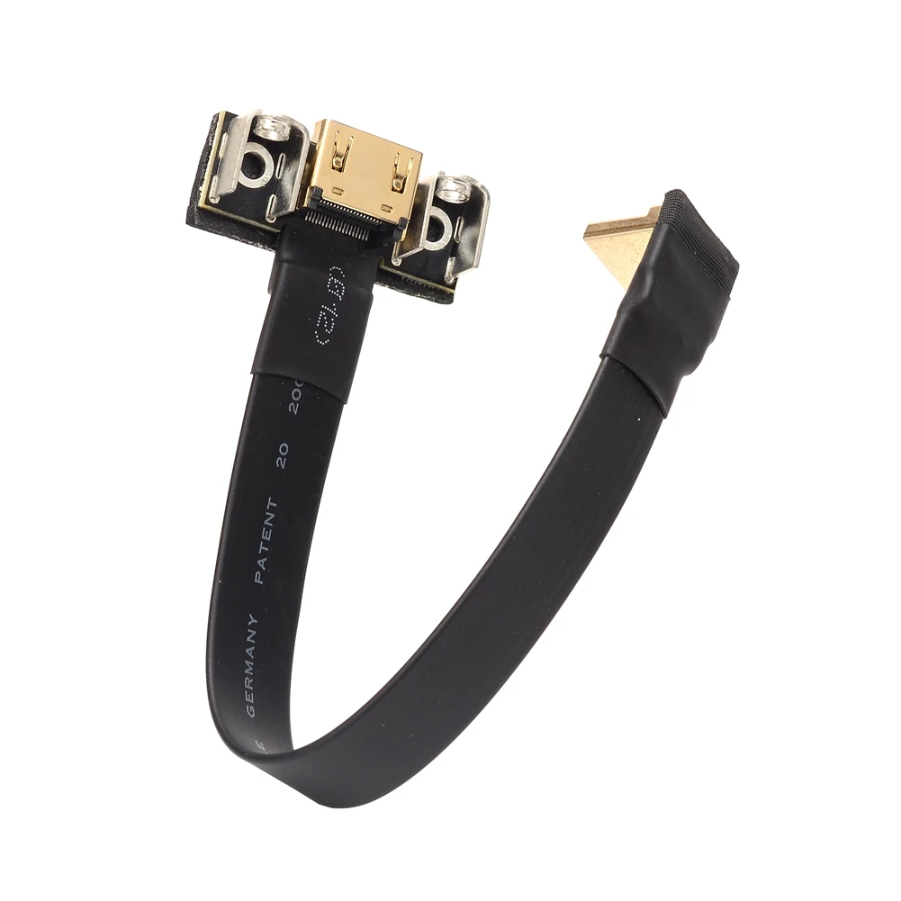 Cable de cinta plana Compatible con HD, adaptador estándar macho A hembra, extensor de tarjeta de vídeo GPU plegable 2,0, FFC, FPV, HD2.0