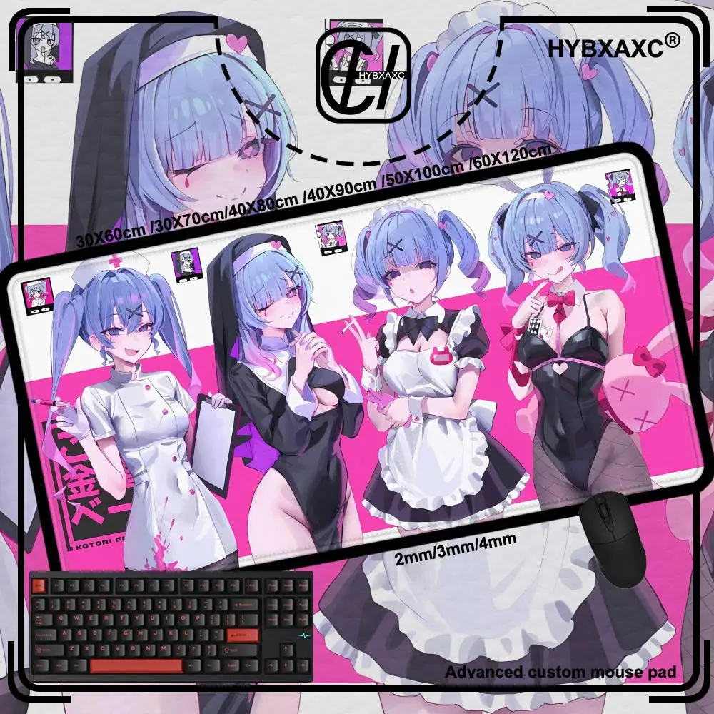 

Popular Rabbit Hole HD Rubber Mouse Pad Anime Sexy Bunny Girl Laptop Desk Mat Cute Kawii Office Keyboard Pad Boyfriend Gift