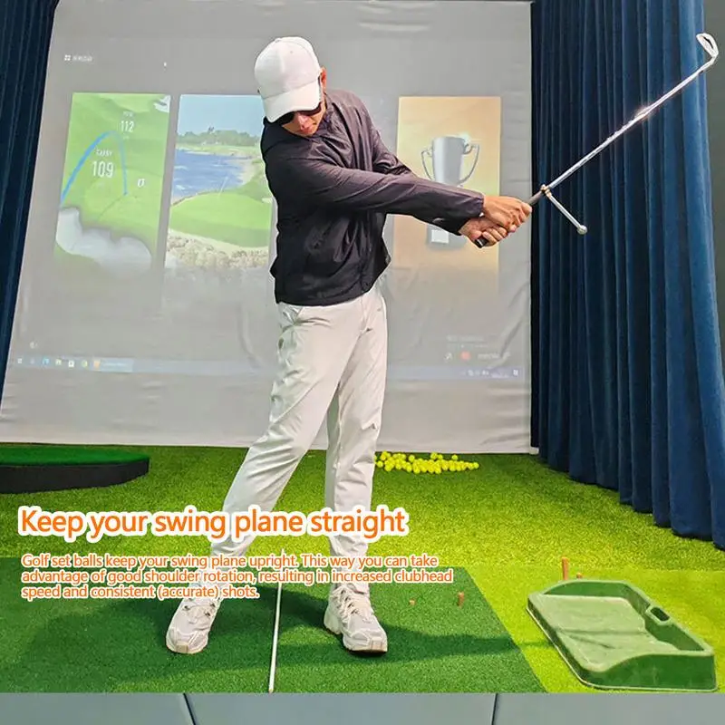 

Swing Training Assistant Develop A More Consistent Swing Plane Golf Wrist Hinge Trainer Posture Corrector Practice Swing