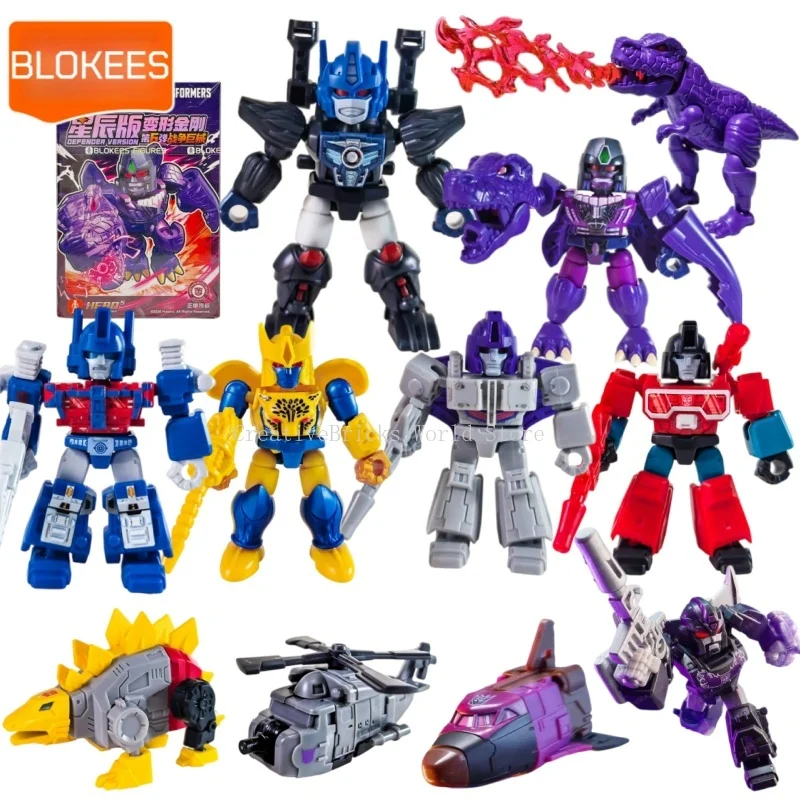 Blokees Transformers Galaxy Version 6 War Giant Mecha Pocket Building Block Figure Collectible Toy Gifts Home Decorations