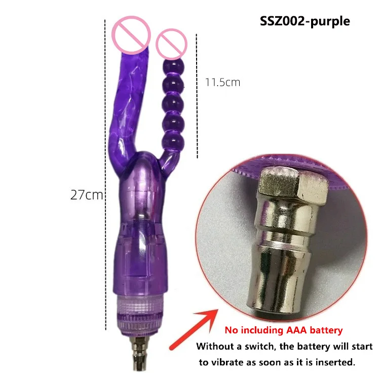 Vac-u-Lock Sex Machine Attachment Vibrator Dildos with Quick Interface Masturbation Cup Extension Rod Sex Toys for Women Men