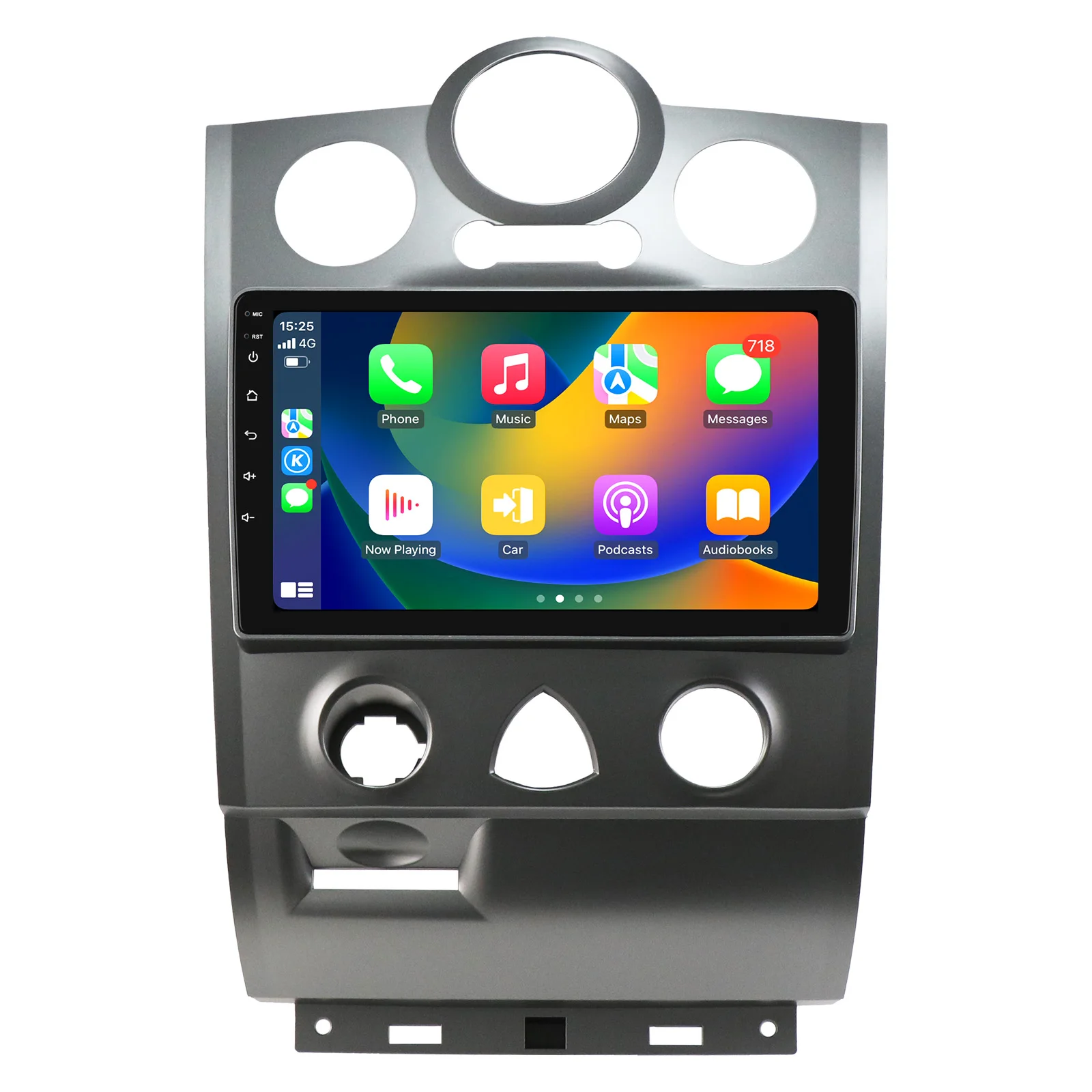 Android Autoradio für Renault Megane 2 2002-2009 Autoradio Kabelloses Carplay Auto 6115 Intelligenter Bildschirm-Player GPS 360-Grad-Kamera