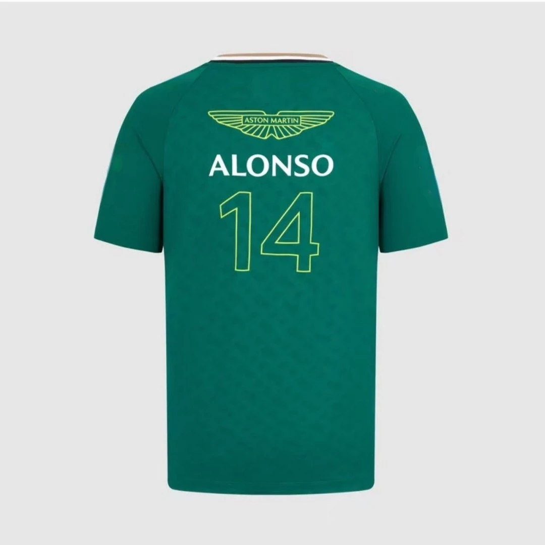 

Aston Martin 2026 Fernando Alonso Lance Stroll Driver Summer Casual Fashion T-Shirt Breathable Tee camiseta masculina