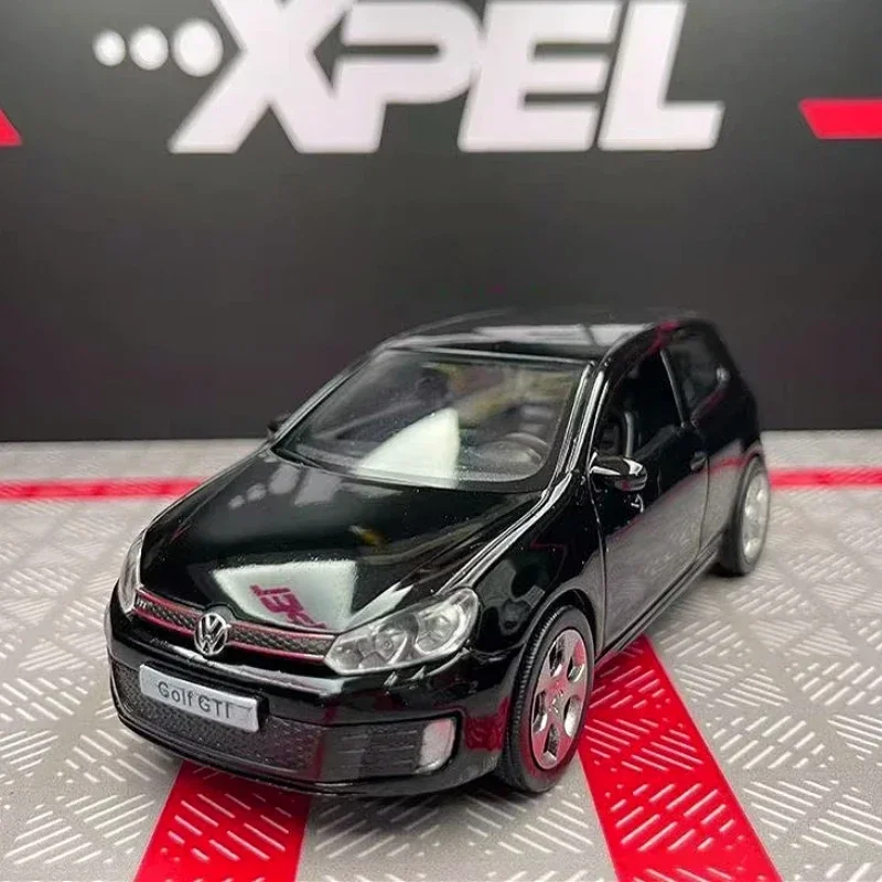 1/36 VW Golf 6 Diecasts Car Model Volkswagen To Scale Golf Gti Miniature Alloy Toy Pull Back Vehicle Models for Childrens Gifts