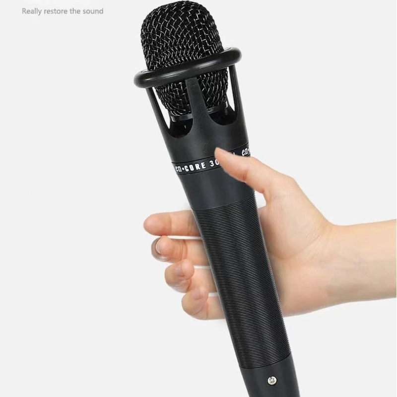 1セット E300 ハンドヘルドコンデンサーマイク ショートマイク 歌 ライブ配信機器 マイク ライブ配信 カラオケ ショートマイク