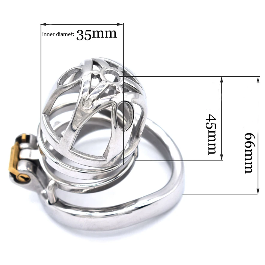SXM Sex Toys Men Stainless Steel Metal Urethra Chastity Lock Penis Bondage Adult Chastity Cage Cock Restriction Abstainer Toy 6