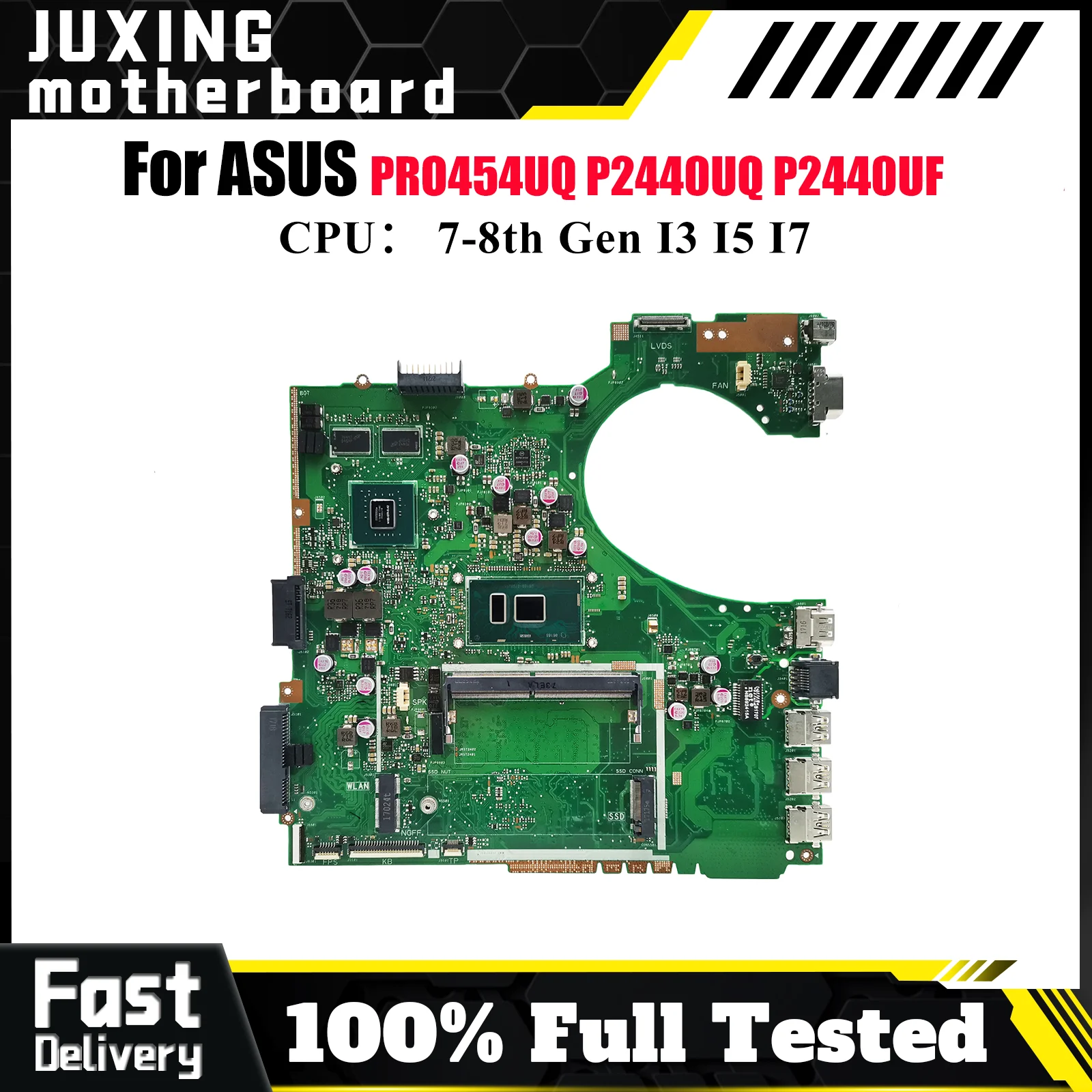 

P2440UQ Материнская плата для ноутбука ASUS ProArt P2440UF PRO454UQ P2440UQ P2440U Материнская плата для ноутбука с процессором I3 I5 I7 в порядке быстрая доставка