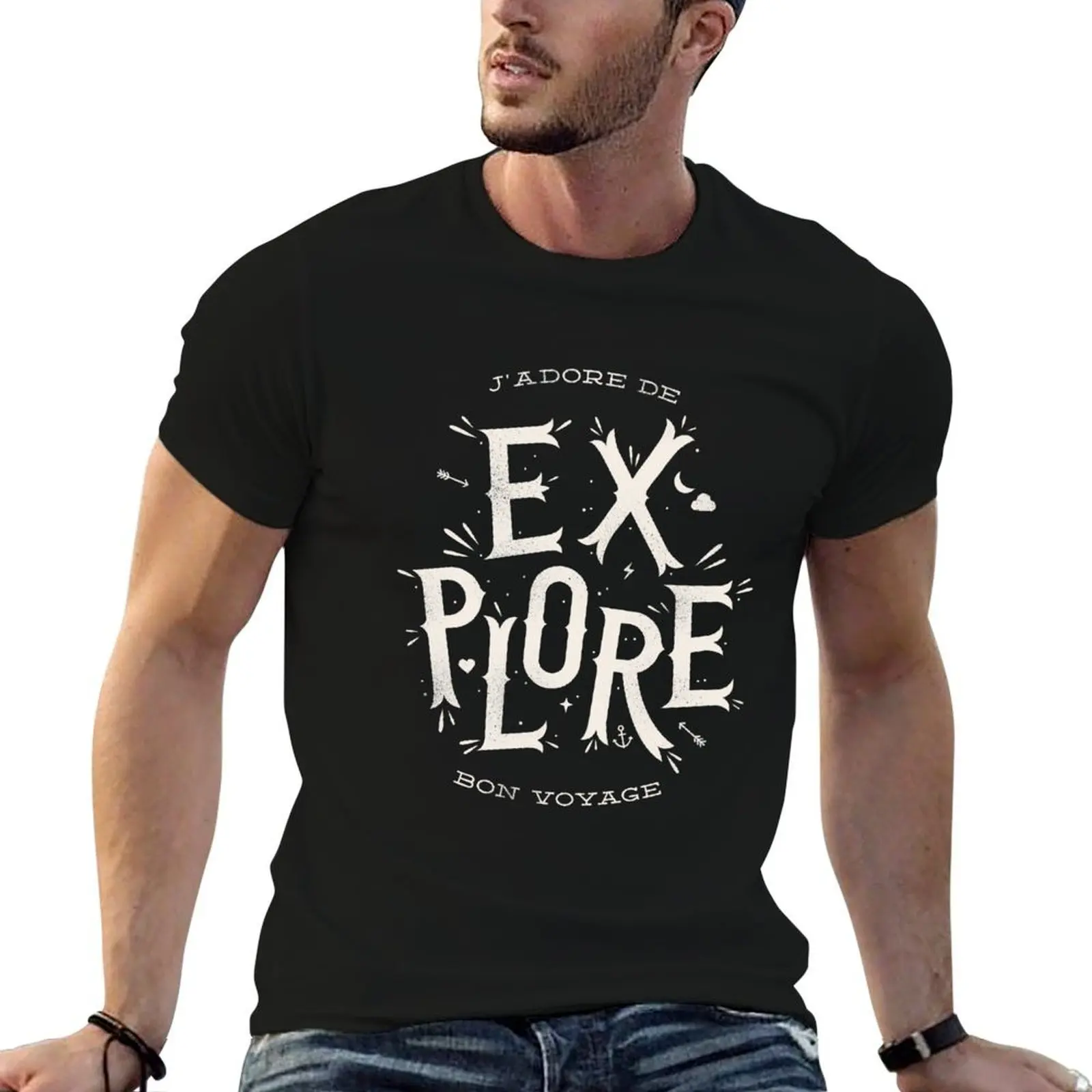 J'adore de Explore T-Shirt valentines clothes Funny t-shirts mens t shirts casual stylish
