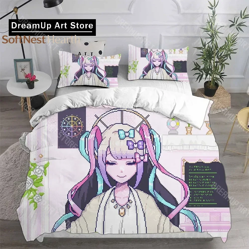 2026 Cute Game NEEDY GIRL OVERDOSE Bedding Sets Bed Cover Comforter Duvet Cover Pillow Case 2-3 Pieces Set Single Double Large S