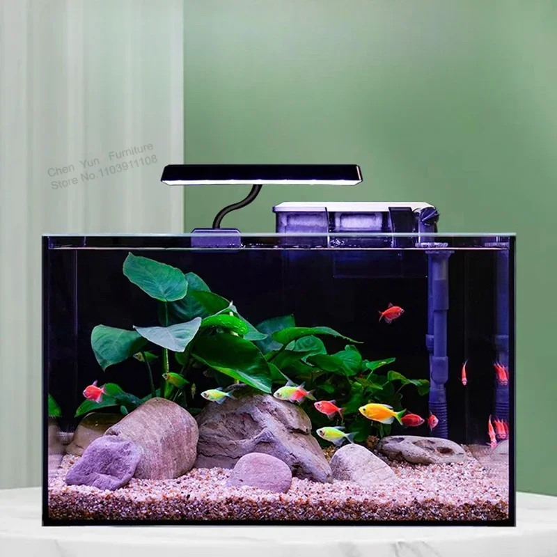 Home Living Room Fish Tank Decoration Loop Aquatic Pet Supplies Ecology Nordic Fish Tank Landscaping Aquarium Pour Aquarium