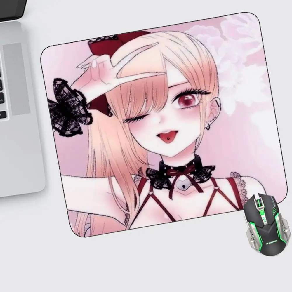 

Anime Kitagawa Marin Mouse Pad Small Gaming Accessories Keyboard Computer Offices Desk Mat Pc Gamer Non-slip Rubber Mousepad