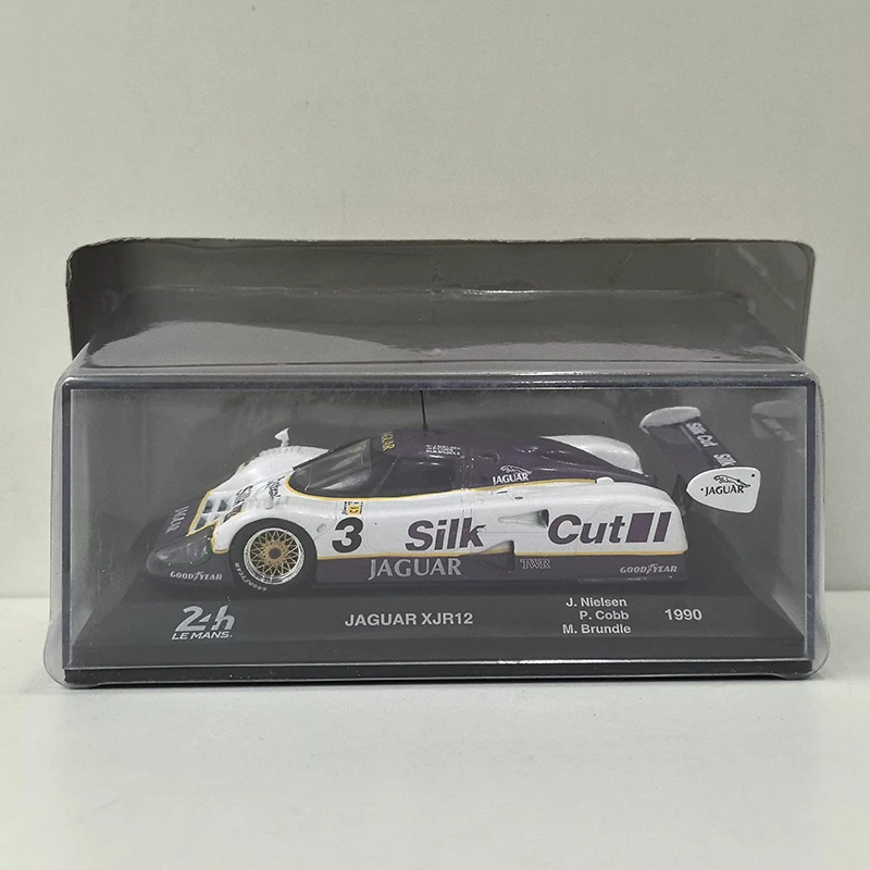

IXO 1/43 Scale JAGUAR XJR12 #3 1990 Alloy Simulation Car Model Static Collection Decorated Holiday Toys Souvenir Gift