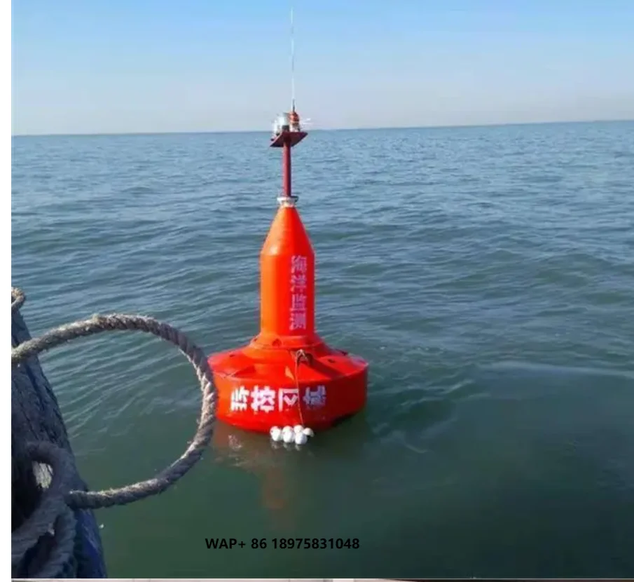 

Solar-Lit Polyethylene Navigation Marker and Warning Float Buoy Marine Channel Channel with Piston Part