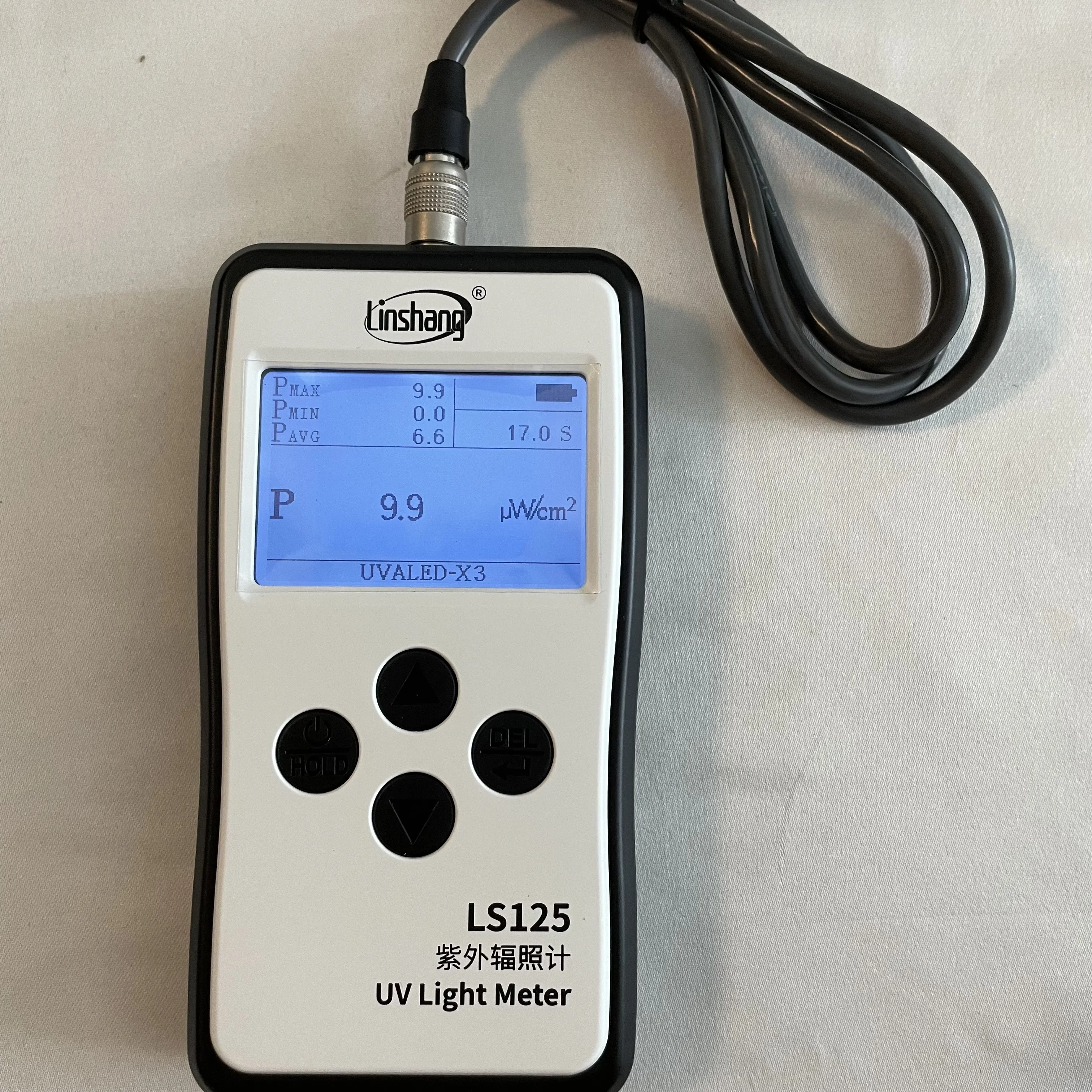 

LS125 UV Photometer + UVALED-X3 Probe for Low Power UVA or UVV Light Emitting Diodes